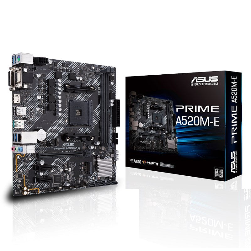 Asus PRIME A520M-E mATX Motherboard Socket AM4 AMD Micro ATX PRIME A520M-E