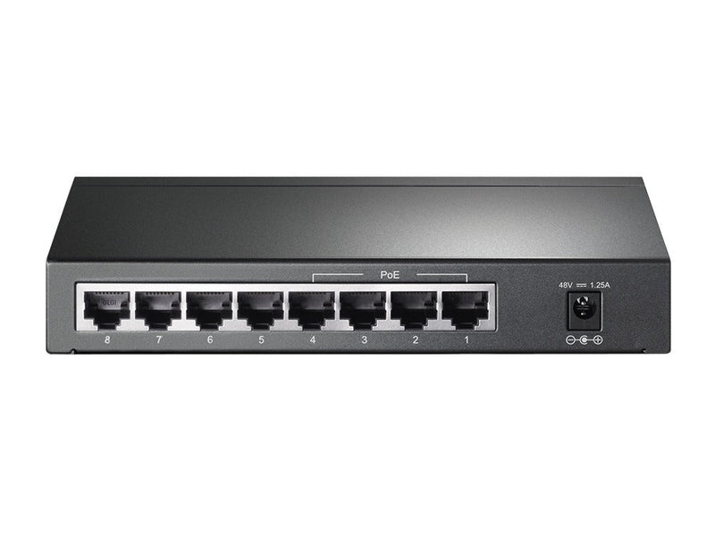 TP-LINK TL-SG1008P network switch Gigabit Ethernet (10-100-1000) Grey Power over Ethernet (PoE)