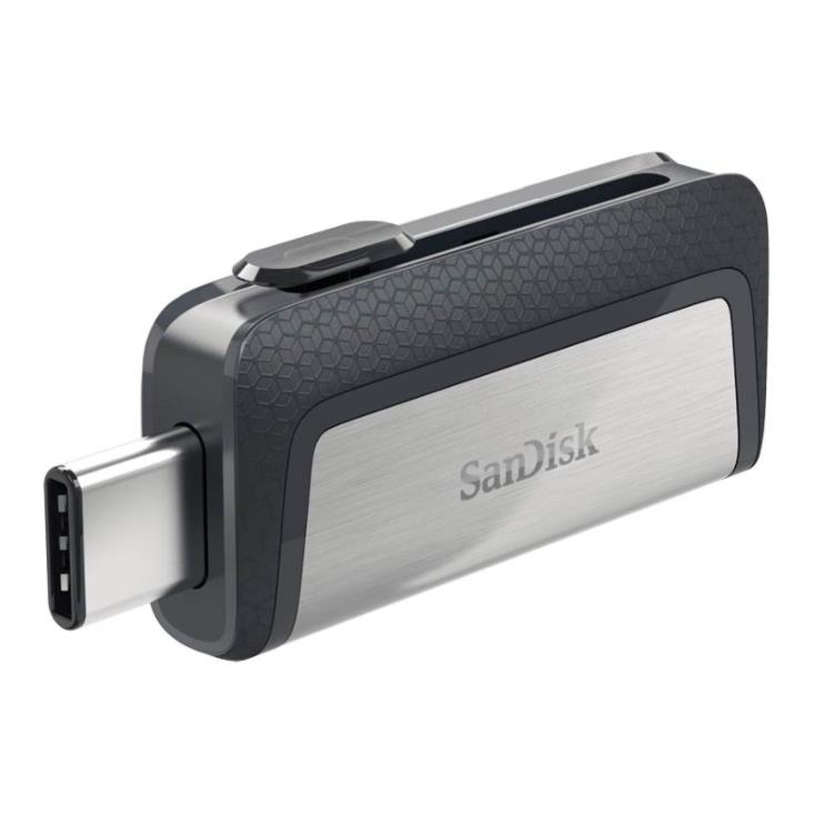SanDisk 64GB UltraDual USB Type C + USB3.0 Flash Drive, Android compatible