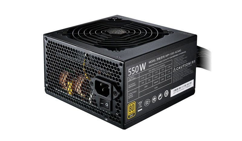 Cooler Master MWE 550W Gold Fixed 80 PLUS Gold Power Supply