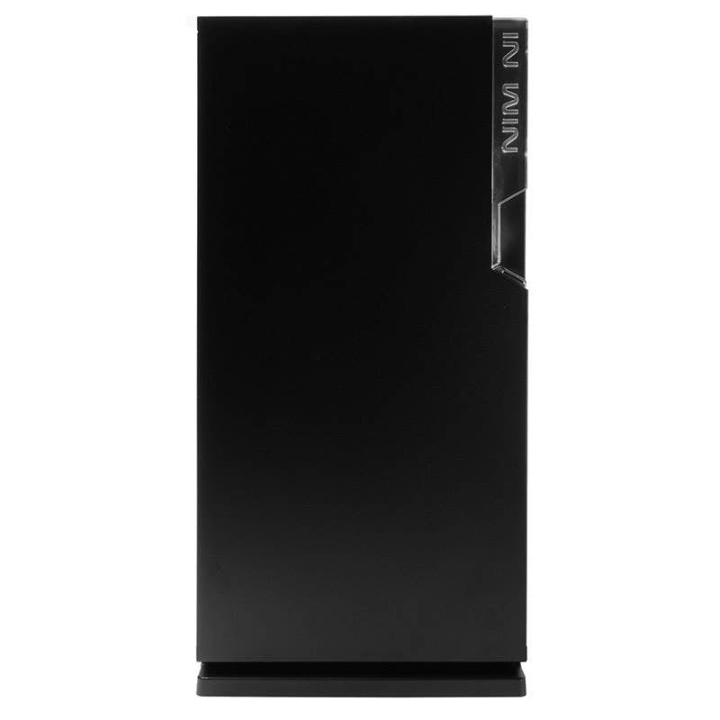InWin 101C Black Mid Tower ATX Case w/Tempered Glass Side Panel,1x USB 3.1 Gen 2 Type-C, 2x USB 3.0, HD Audio - Internal Drive Bays: 2x 3.5", 2x 2.5", or 4x 2.5" - Max. VGA Card Length: 421mm - Expansion Slots: 7x PCI-E