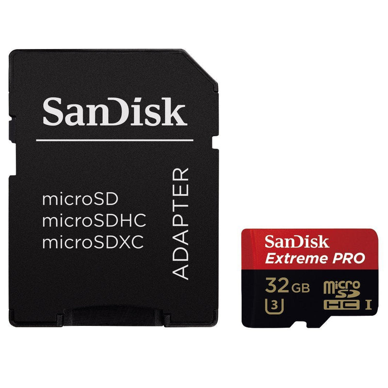 SanDisk Extreme PRO 32GB UHS-I/U3 Micro SDHC Memory Card - UHS-1/U3/Class 10 - R/W 95MB/s - 90MB/s