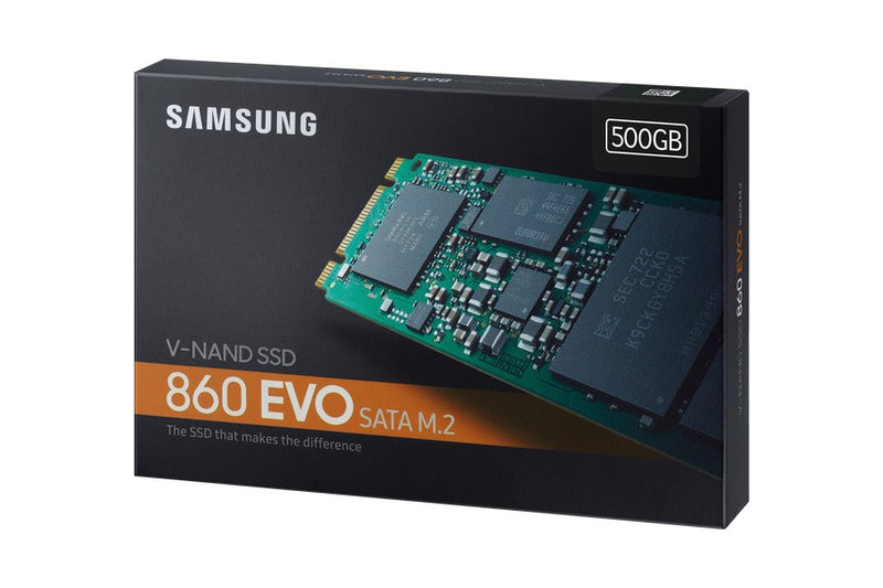 Samsung 860 EVO 500GB M.2 SATA III 6GB/s V-NAND SSD Internal Solid State Drive PN MZ-N6E500BW