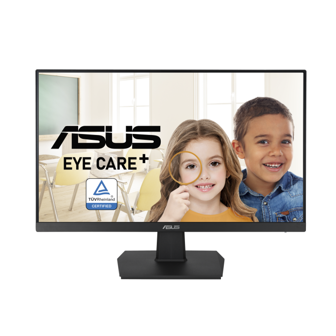 ASUS VA27ECE Eye Care Monitor – 27 inch, Full HD, IPS, Frameless, USB-C, 75Hz, Adaptive-Sync/FreeSync™, Low Blue Light, Flicker Free, Wall Mountable