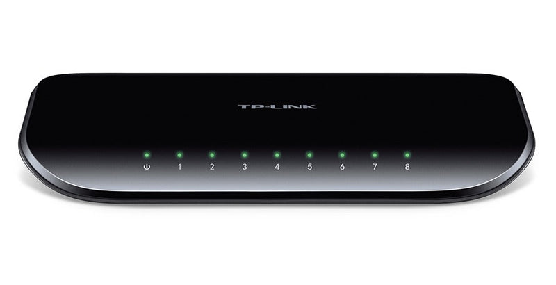 TP-LINK TL-SG1008D network switch Unmanaged Gigabit Ethernet (10/100/1000) Black