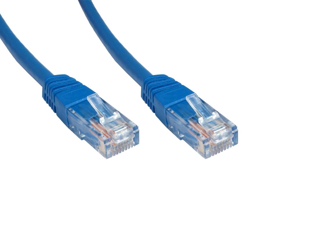Network Cable - 0.25M RJ45M to RJ45M Cat6 Cable -BLUE