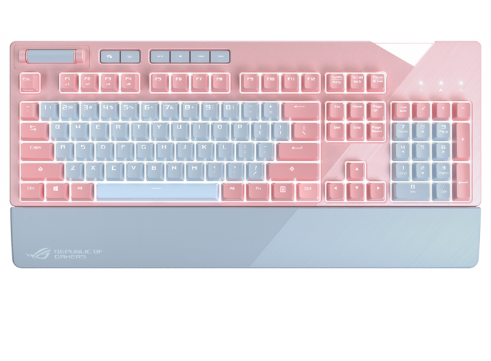 ASUS ROG STRIX FLARE PNK/RED KEYBOARD
