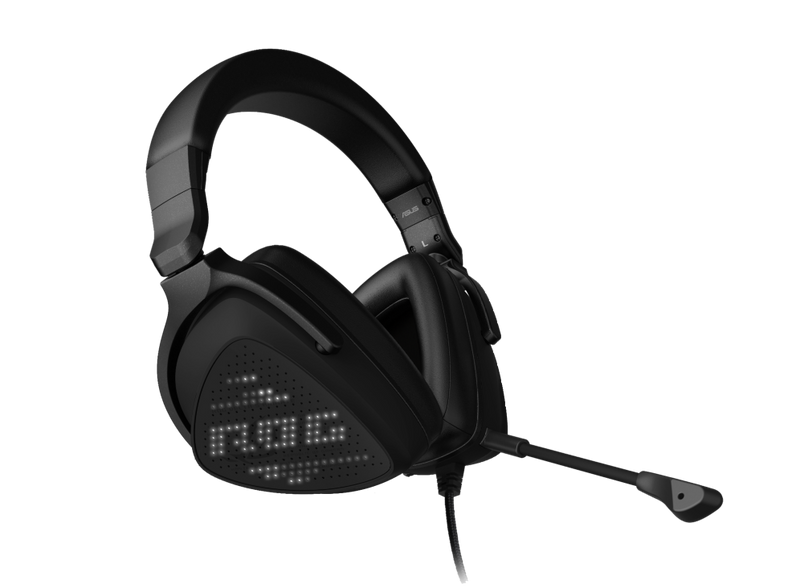 Asus ROG DELTA S ANIMATE Lightweight USB-C Gaming Headset With Customizable AniMe Matrix™ Display