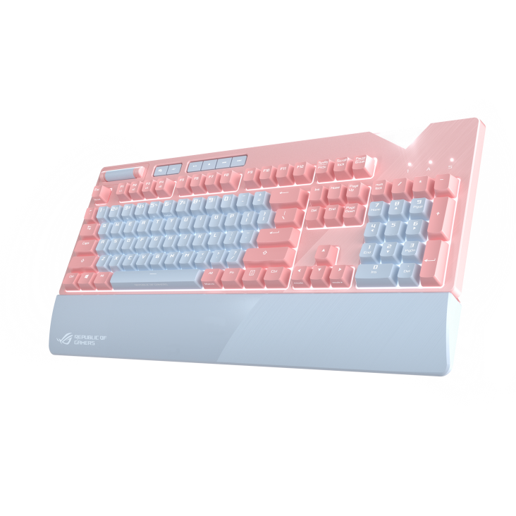 ASUS ROG STRIX FLARE PNK/RED KEYBOARD