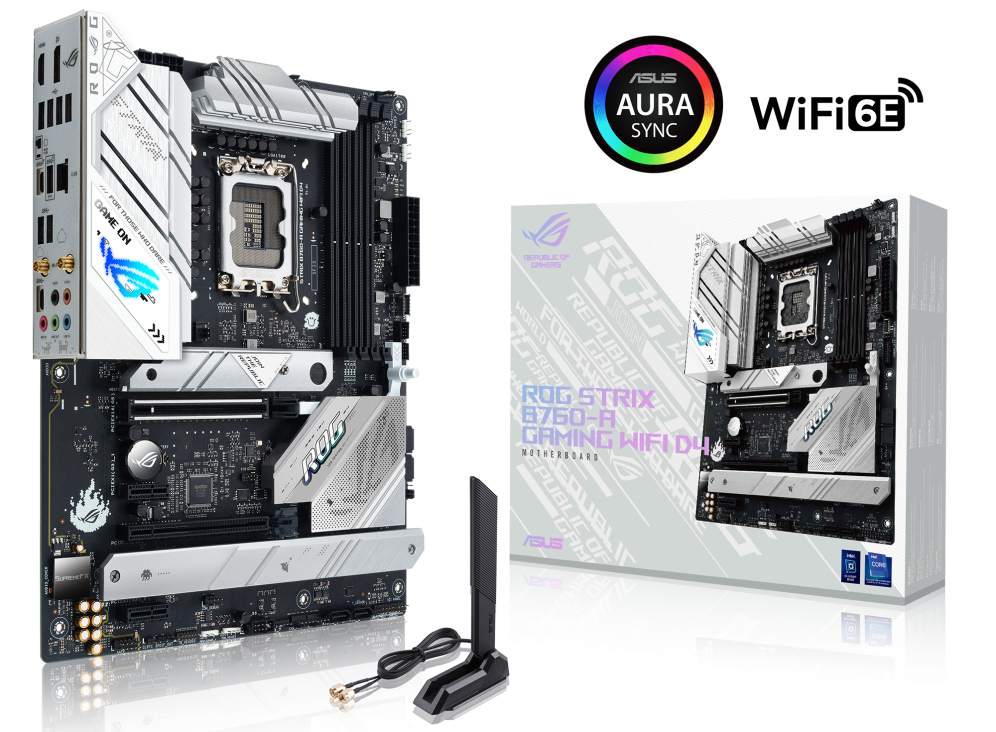 Asus ROG STRIX B760-A GAMING WIFI D4 LGA1700 ATX Motherboard