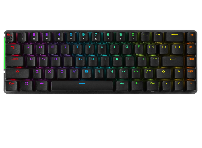 ASUS ROG FALCHION NX/NXRD 65% Wireless Mechanical Gaming Keyboard with 68 keys. NX Red