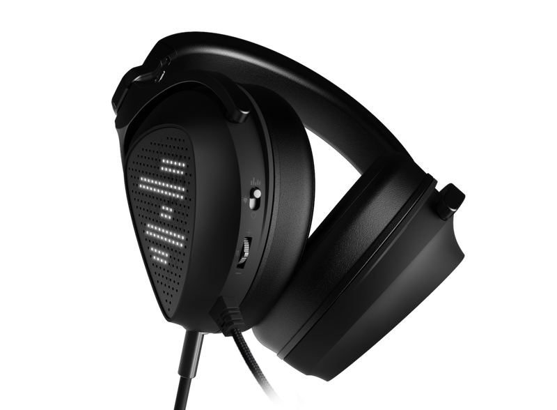 Asus ROG DELTA S ANIMATE Lightweight USB-C Gaming Headset With Customizable AniMe Matrix™ Display