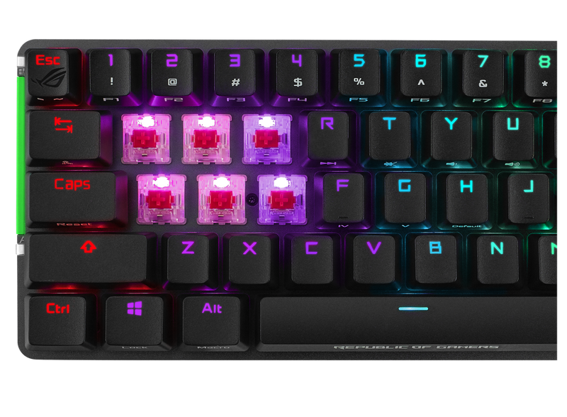 ASUS ROG FALCHION NX/NXRD 65% Wireless Mechanical Gaming Keyboard with 68 keys. NX Red