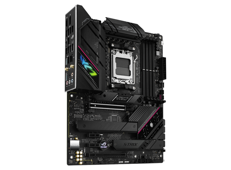 ASUS ROG STRIX B650E-F GAMING WIFI (AM5) ATX Motherboard 4xDDR5 128GB, 1 x PCIe 5.0 x16, 3 x M.2, 4 x SATA,Wi-Fi 6E,2.5Gb Ethernet