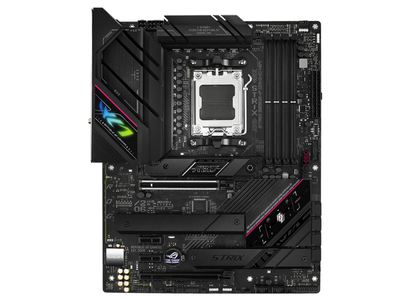 ASUS ROG STRIX B650E-F GAMING WIFI (AM5) ATX Motherboard 4xDDR5 128GB, 1 x PCIe 5.0 x16, 3 x M.2, 4 x SATA,Wi-Fi 6E,2.5Gb Ethernet