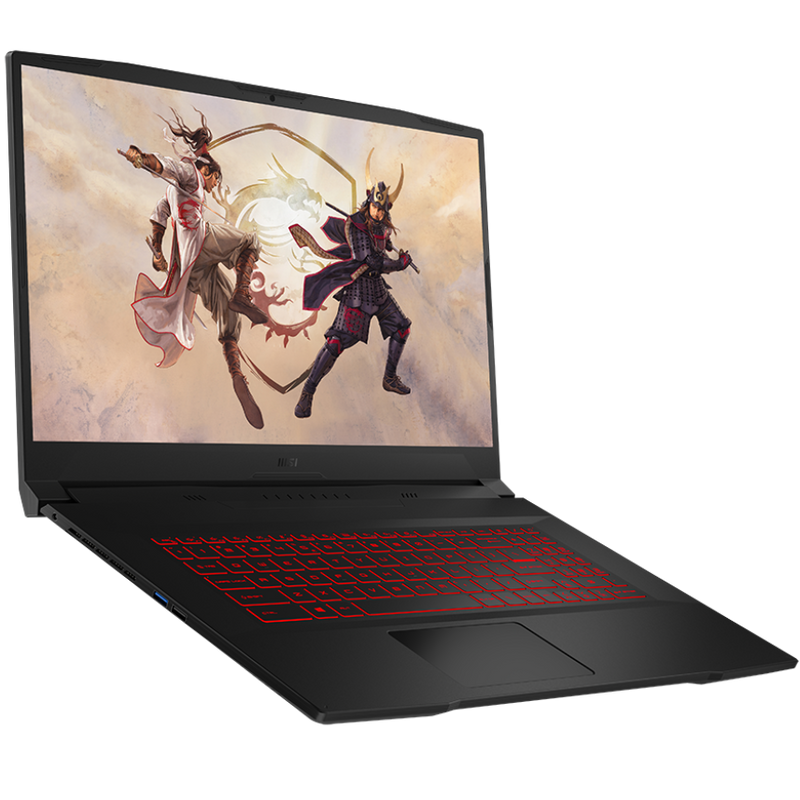MSI Gaming GF76 12UE-019AU Katana i7-12700H Notebook 43.9 cm (17.3") Full HD Intel® Core™ i7 16 GB DDR4-SDRAM 1000 GB SSD NVIDIA GeForce RTX 3060 Wi-Fi 6 (802.11ax) Windows 11 Home Black