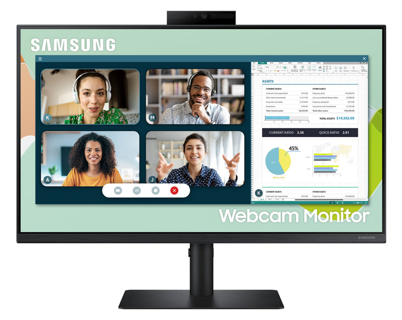 Samsung LS24A400VEEXXY computer monitor 61 cm (24") 1920 x 1080 pixels Full HD LED Black