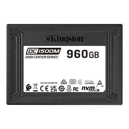 Kingston Technology DC1500M U.2 Enterprise SSD 960 GB PCI Express 3.0 3D TLC NVMe
