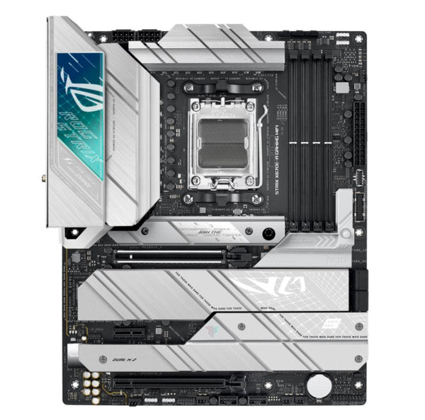 ASUS ROG STRIX X670E-A GAMING WIFI (AM5) ATX Motherboard 4x DDR5 128GB, 1 x PCIe 5.0/4.0/3.0 x16 slot,4 x M.2 slots,4 x SATA,Wi-Fi 6E,1x HDMI,1xDP