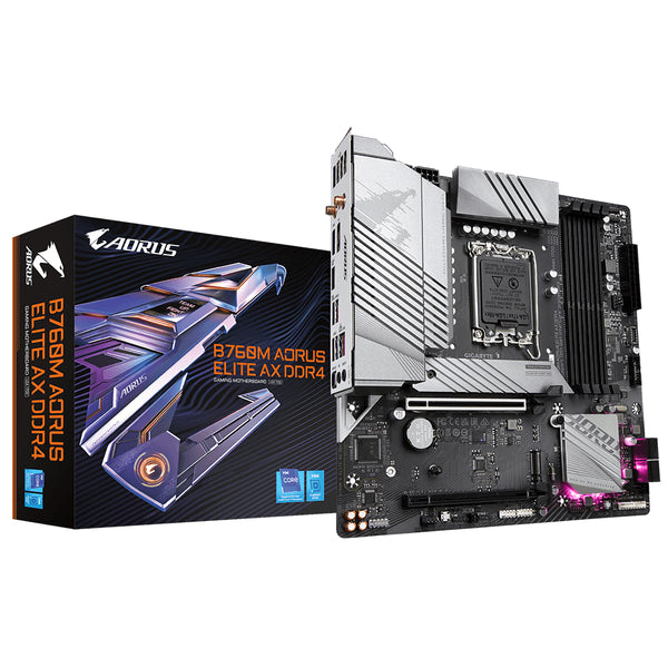 Gigabyte B760M AORUS ELITE AX DDR4 motherboard Intel B760 LGA 1700 micro ATX