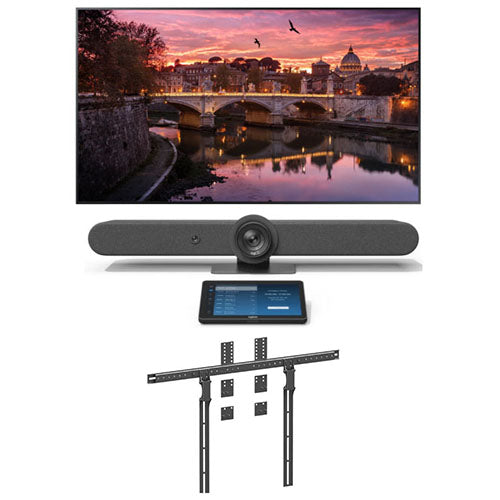 Samsung (QBB) PRO DISPLAY, 75"UHD+TAP IP W/RALLY BAR ALL IN BAR+BONUS UNIVERSAL MOUNT