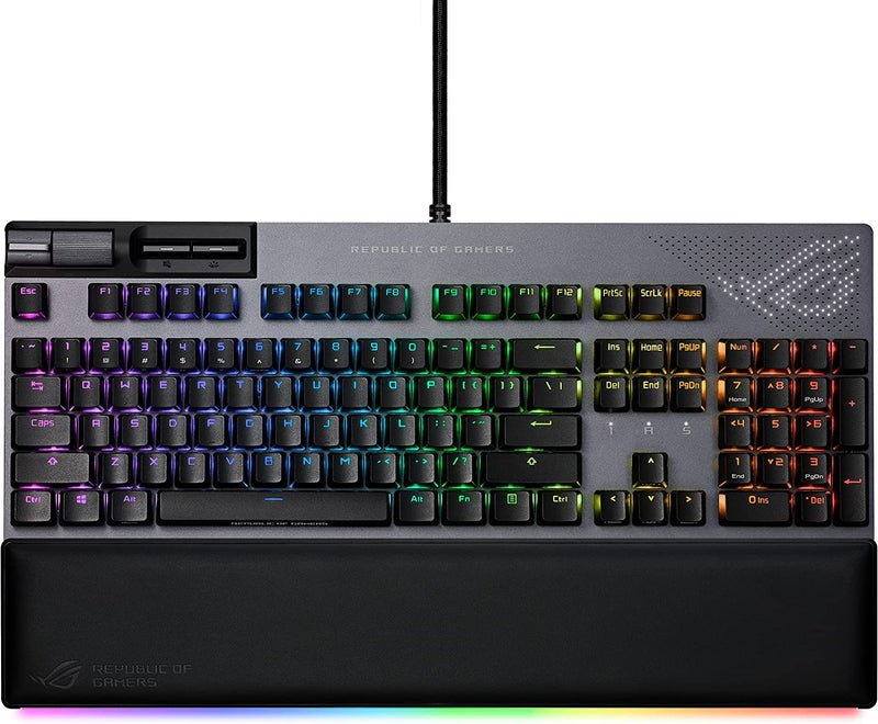 ASUS XA07 STRIX FLARE II ANIMATE NXBN Gaming Mechanical Keyboard, 100% TKL, ROG NX Mechanical Switches, 8000Hz 0.125ms, AniMe Matrix LED Display