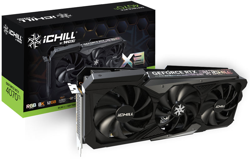 Inno3D iChill Geforce RTX 4070 Ti x3 NVIDIA 12 GB GDDR6X