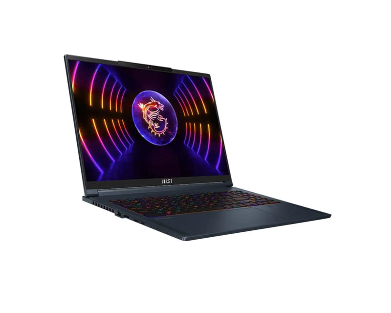 MSI Stealth 16 Studio A13VG-025AU Business & Gaming Laptop. 16" QHD IPS, 240Hz. Raptor Lake i7-13700H, RTX 4070, GDDR6 8GB, DDR5 16GB*2, 2TB NVMe PCIe Gen4x4 SSD, Windows11 Pro, Per-Key RGB gaming keyboard by SteelSeries, Star Blue, 1.99KG.