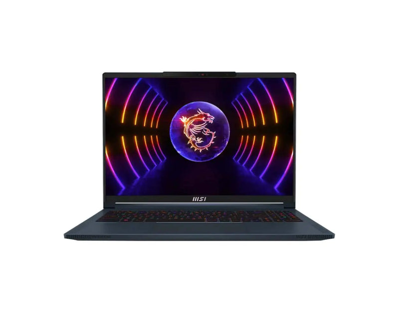 MSI Stealth 16 Studio A13VG-025AU Business & Gaming Laptop. 16" QHD IPS, 240Hz. Raptor Lake i7-13700H, RTX 4070, GDDR6 8GB, DDR5 16GB*2, 2TB NVMe PCIe Gen4x4 SSD, Windows11 Pro, Per-Key RGB gaming keyboard by SteelSeries, Star Blue, 1.99KG.