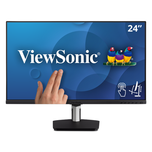 Viewsonic TD2455 computer monitor 61 cm (24") 1920 x 1080 pixels Full HD LED Touchscreen Table Black