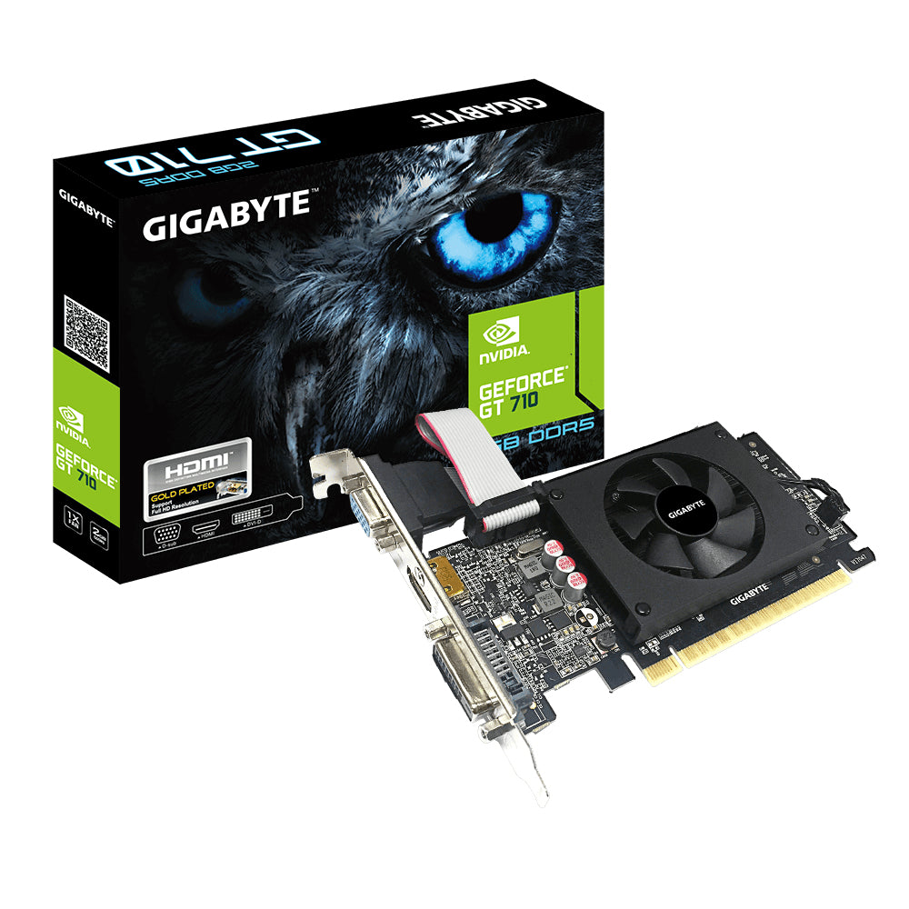 Gigabyte GV-N710D5-2GIL graphics card NVIDIA GeForce GT 710 2 GB GDDR5