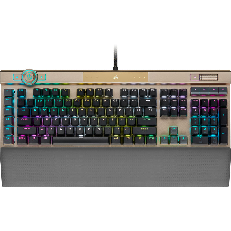 Corsair K100 RGB keyboard USB QWERTY English Gold