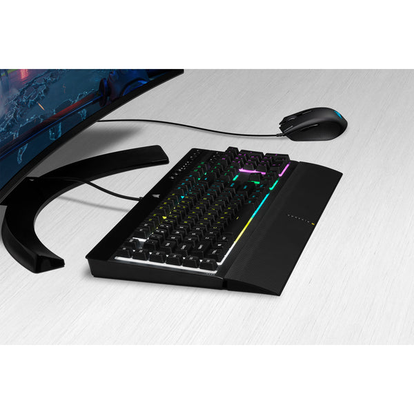 Corsair K55 RGB Pro + Harpoon RGB Pro Gaming keyboard USB English Black