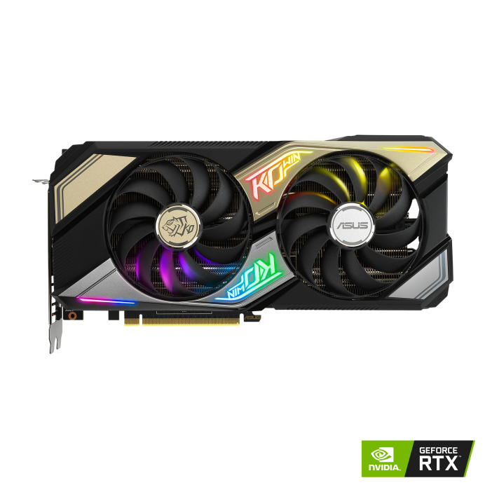 ASUS NVIDIA ASUS KO GeForce RTX 3060 Ti V2 8GB GDDR6 with LHR adds a touch of flair to the next-gen gaming experience. 2 Fans