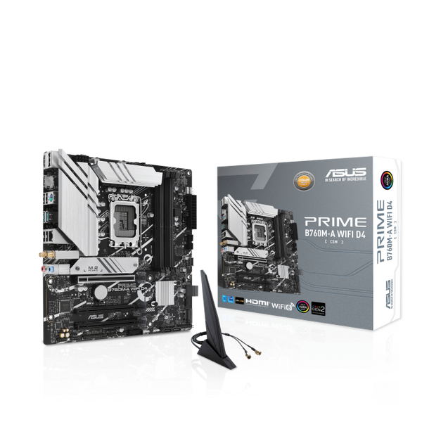 Asus PRIME B760M-A WIFI D4-CSM LGA1700 m-ATX Motherboard