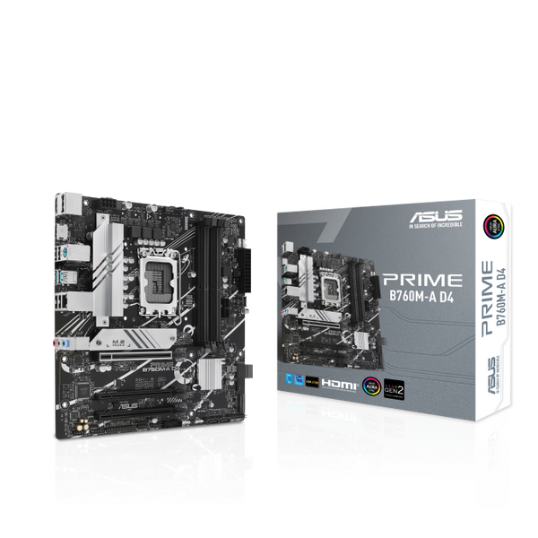 ASUS PRIME B760M-A D4 INTEL B760 LGA1700 MATX MB