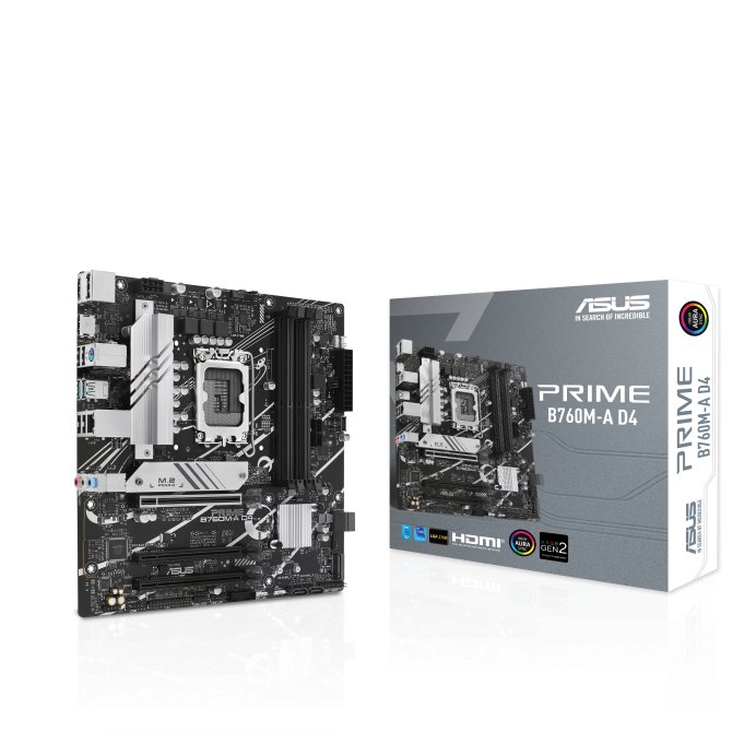 ASUS PRIME B760M-A D4 INTEL B760 LGA1700 MATX MB