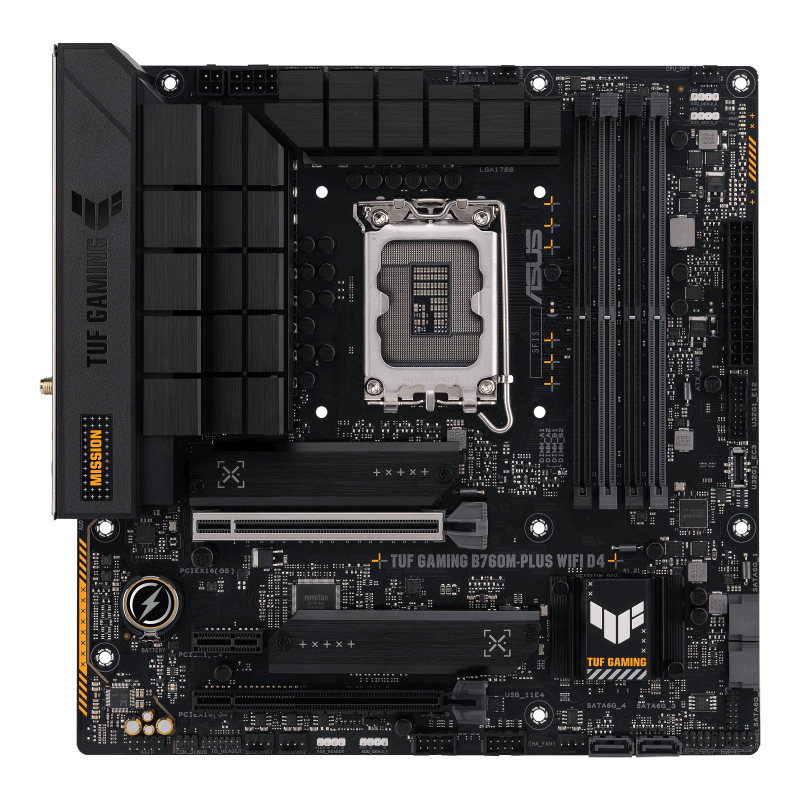 Asus TUF GAMING B760M-PLUS WIFI D4 LGA1700 m-ATX Motherboard