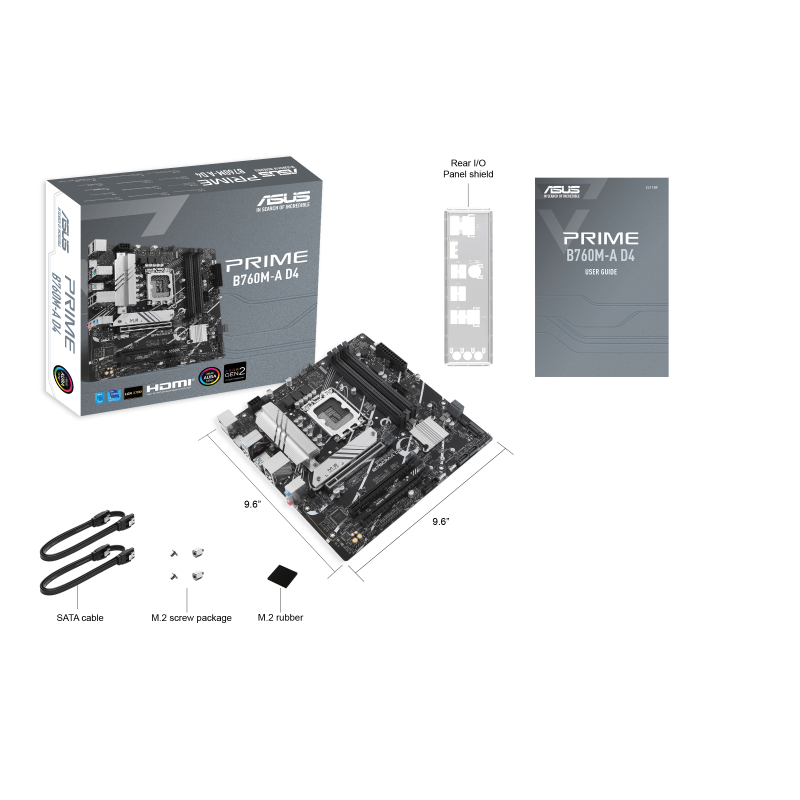 ASUS PRIME B760M-A D4 INTEL B760 LGA1700 MATX MB