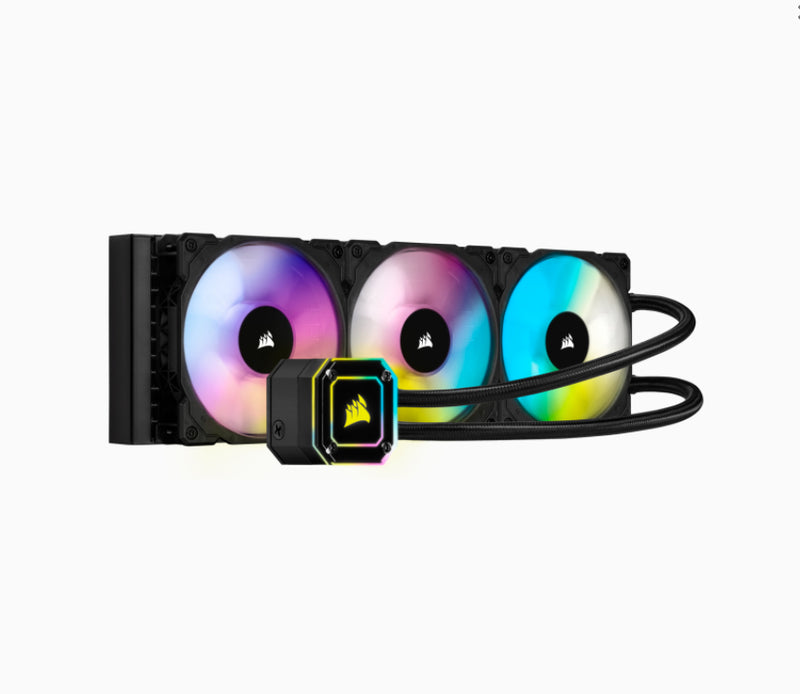 Corsair iCUE H150i Elite Processor All-in-one liquid cooler 12 cm Black